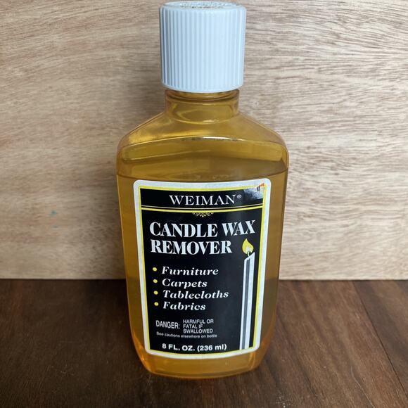 Weiman Candle Wax Remover 8 fl oz Furniture Carpet Tablecloths Fabrics - Picture 1 of 5